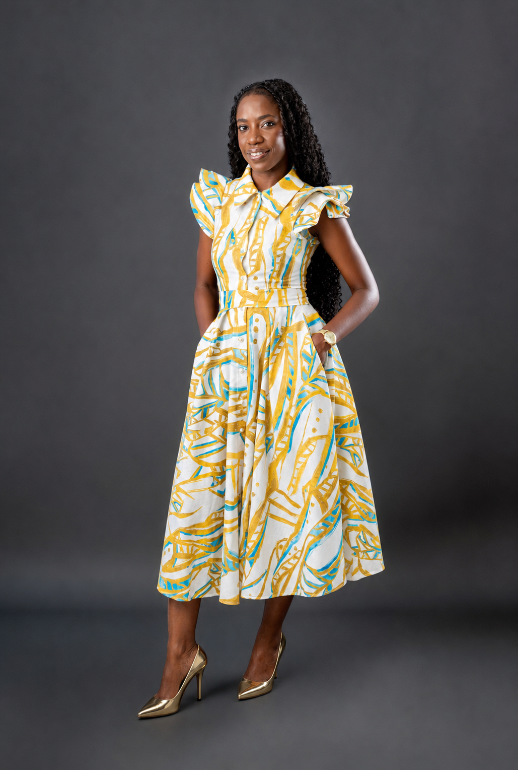 The Nyema Shirt Dress