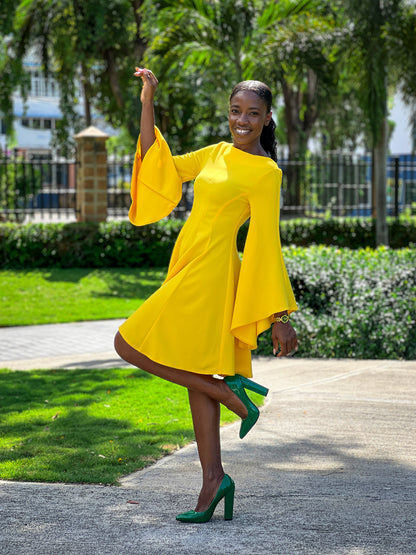 Delissa Dress - Yellow