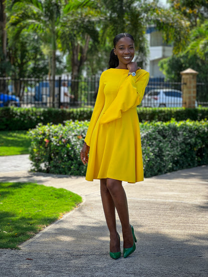 Delissa Dress - Yellow